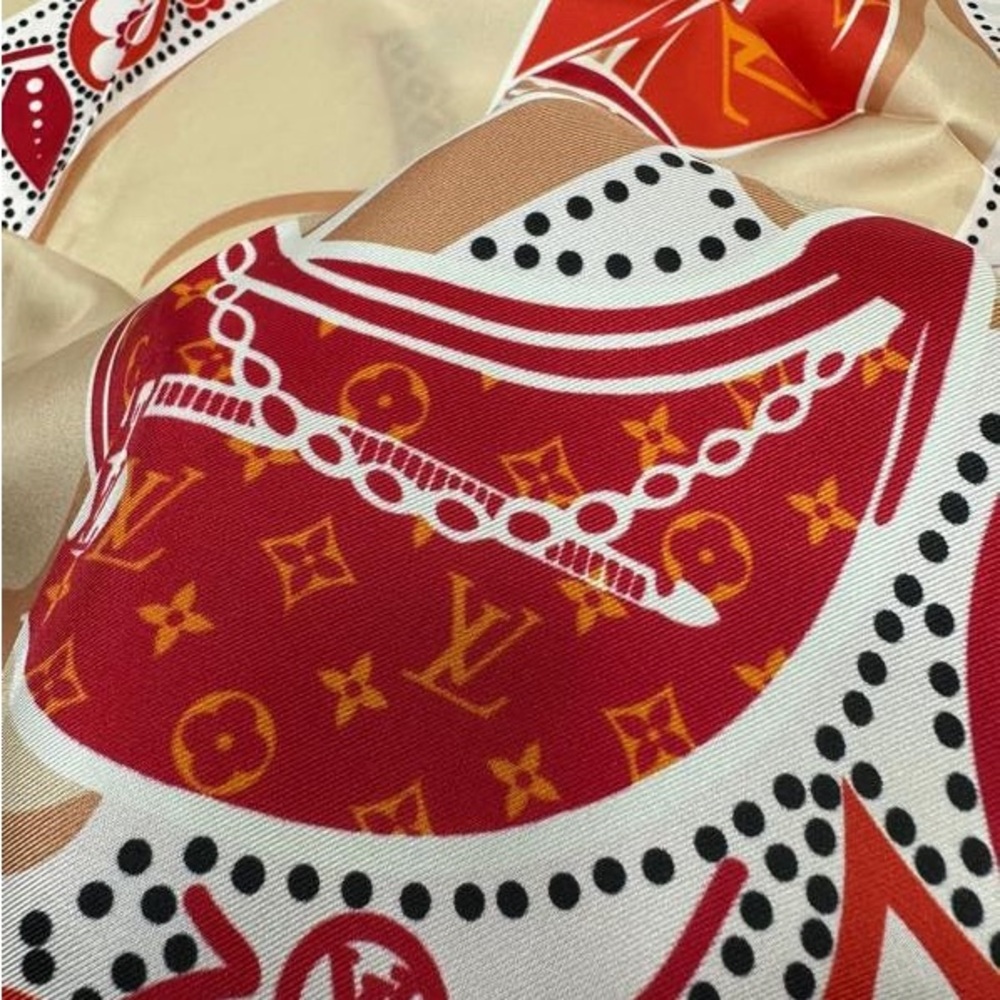 Louis Vuitton Logo Pattern Scarf - Picture 5 of 7
